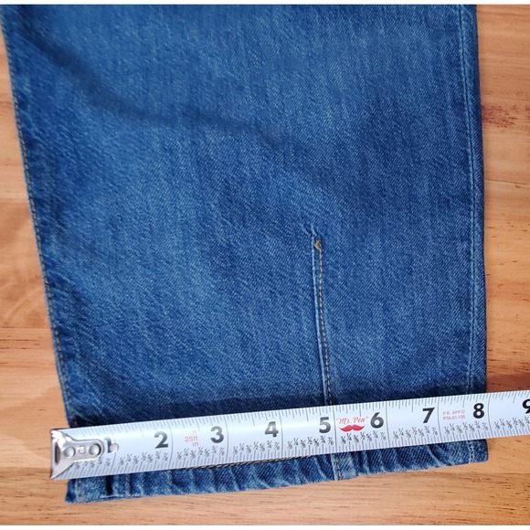 Pilcro The Breaker Barrel Leg Baggy Tapered High Rise Women's Jeans 28 Camo - Picture 10 of 12